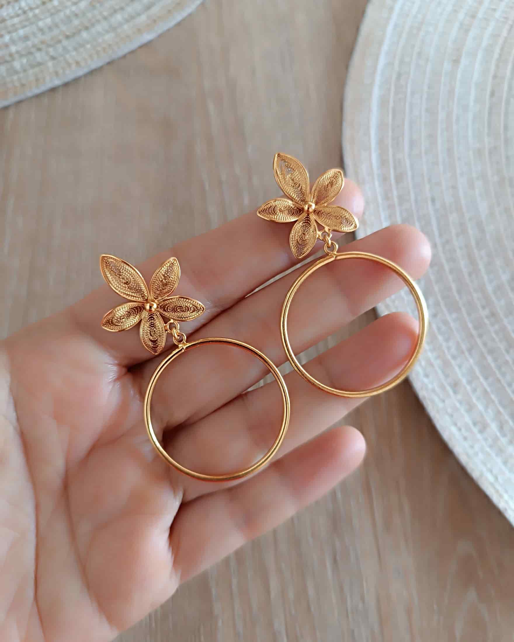 Aretes filigrana Tania - miniatura 3