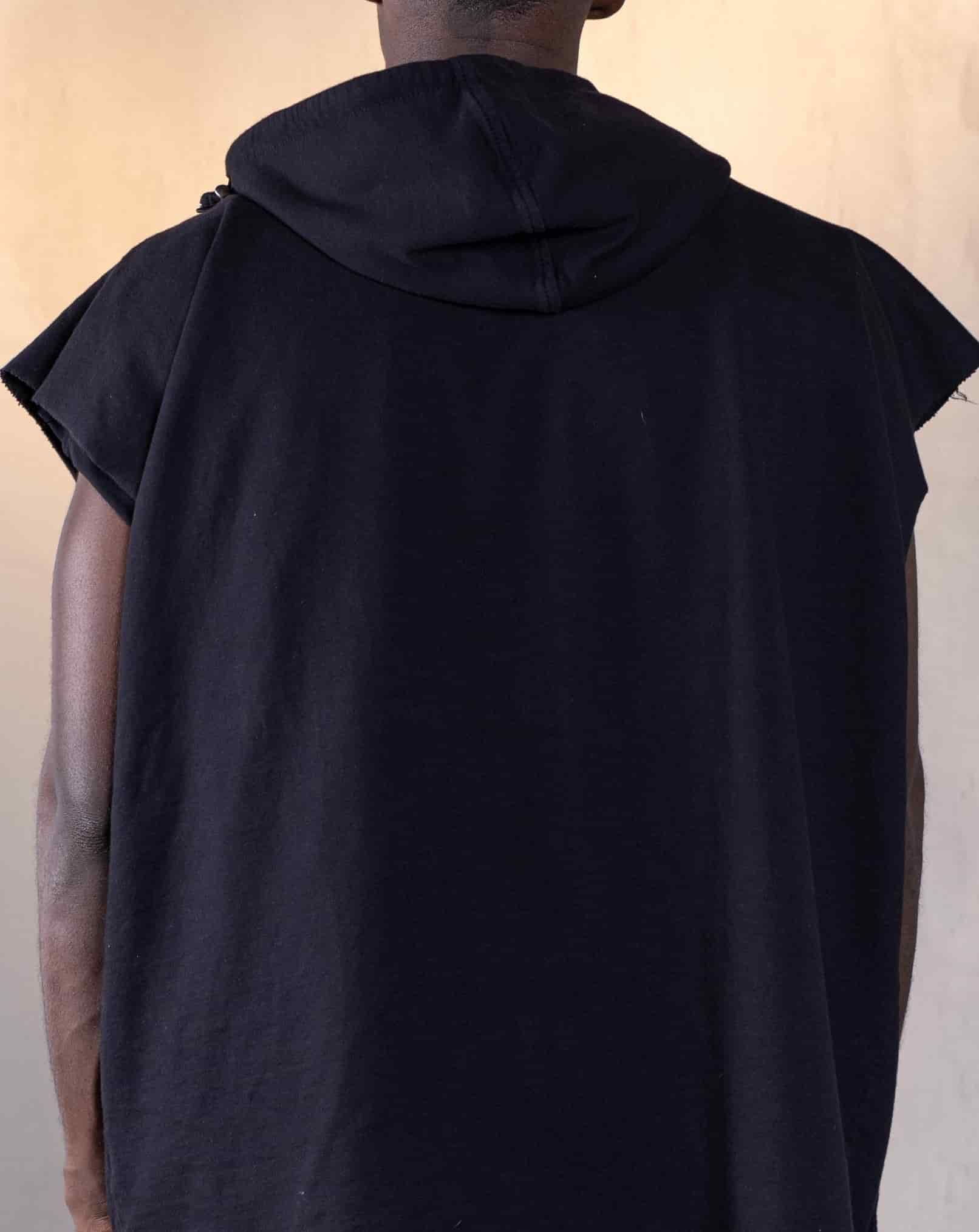 Chaleco Unisex Oversize-Negro - miniatura 4