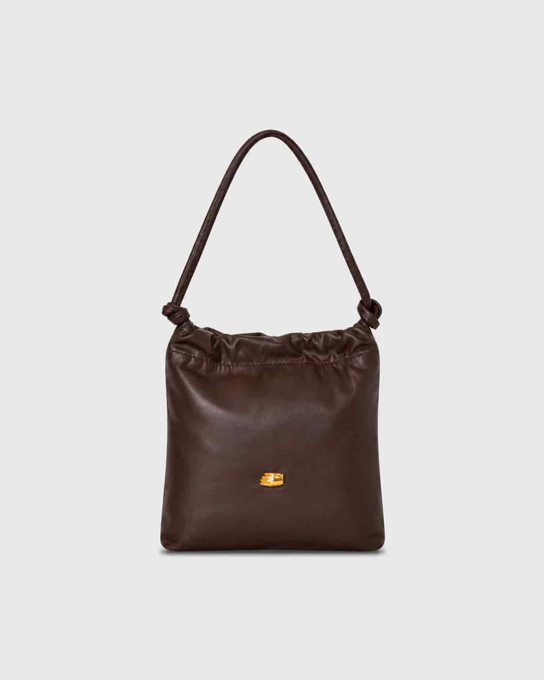 Le Sac Petite Honey Leather Bag - miniatura 6
