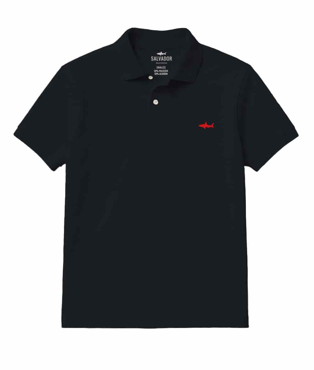 CAMISETA POLO NEGRA - miniatura 1