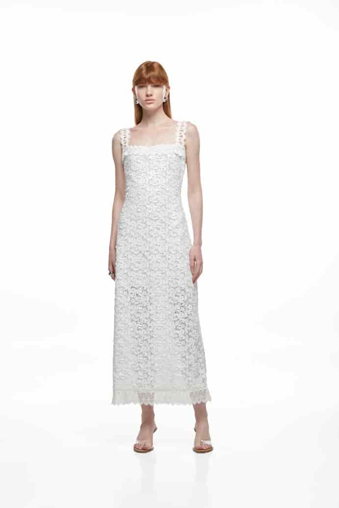 CENTELLA MAXI DRESS WHITE - miniatura 1