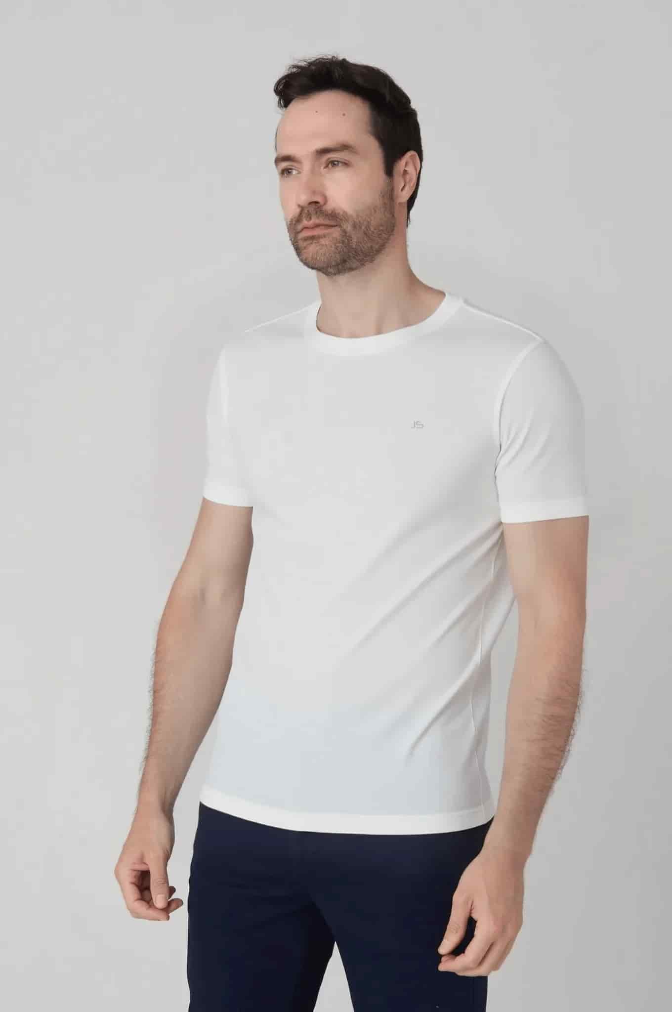 Camiseta cuello redondo para hombre Jon Sonen 020424008 - miniatura 9