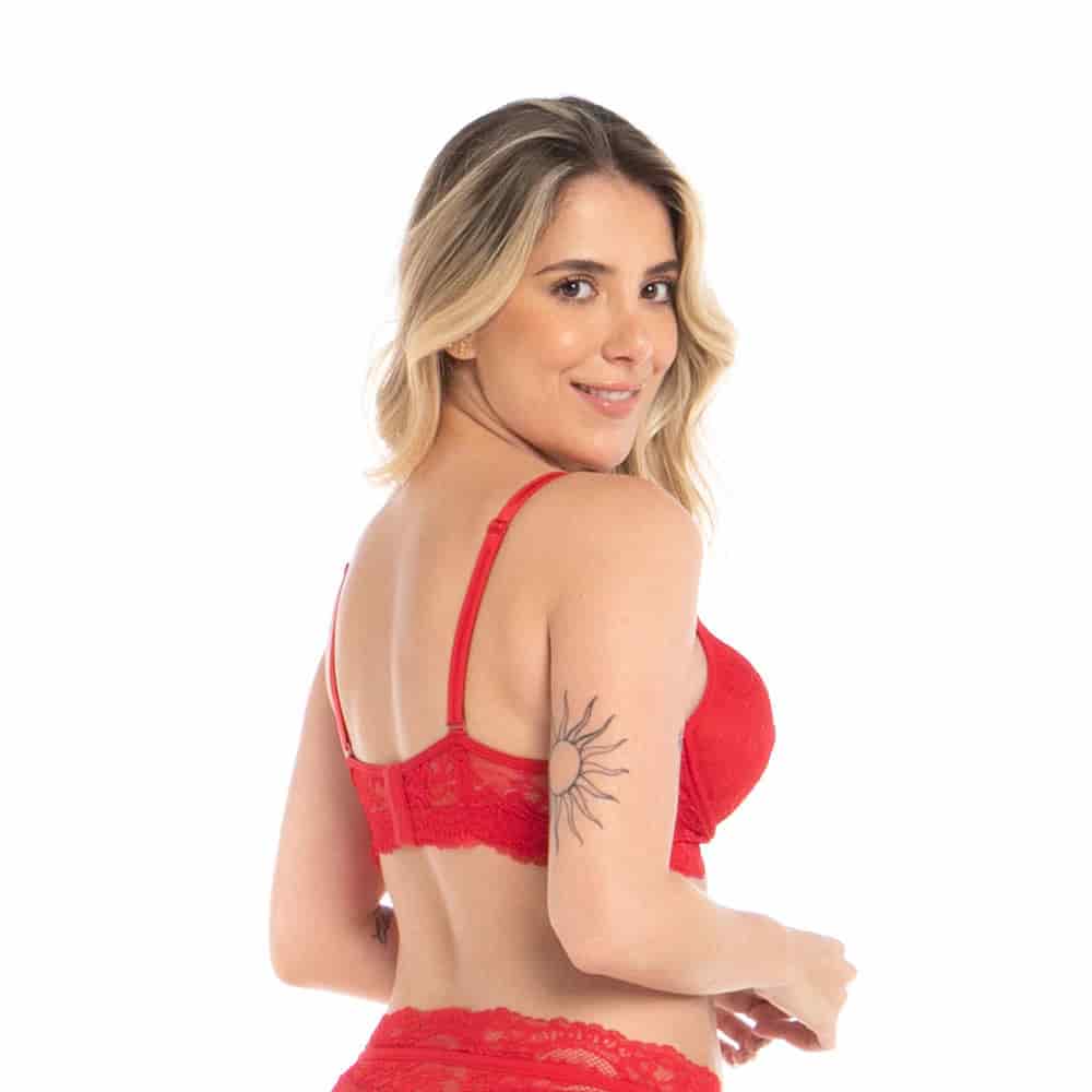 Brasier doble push up con encaje - miniatura 6