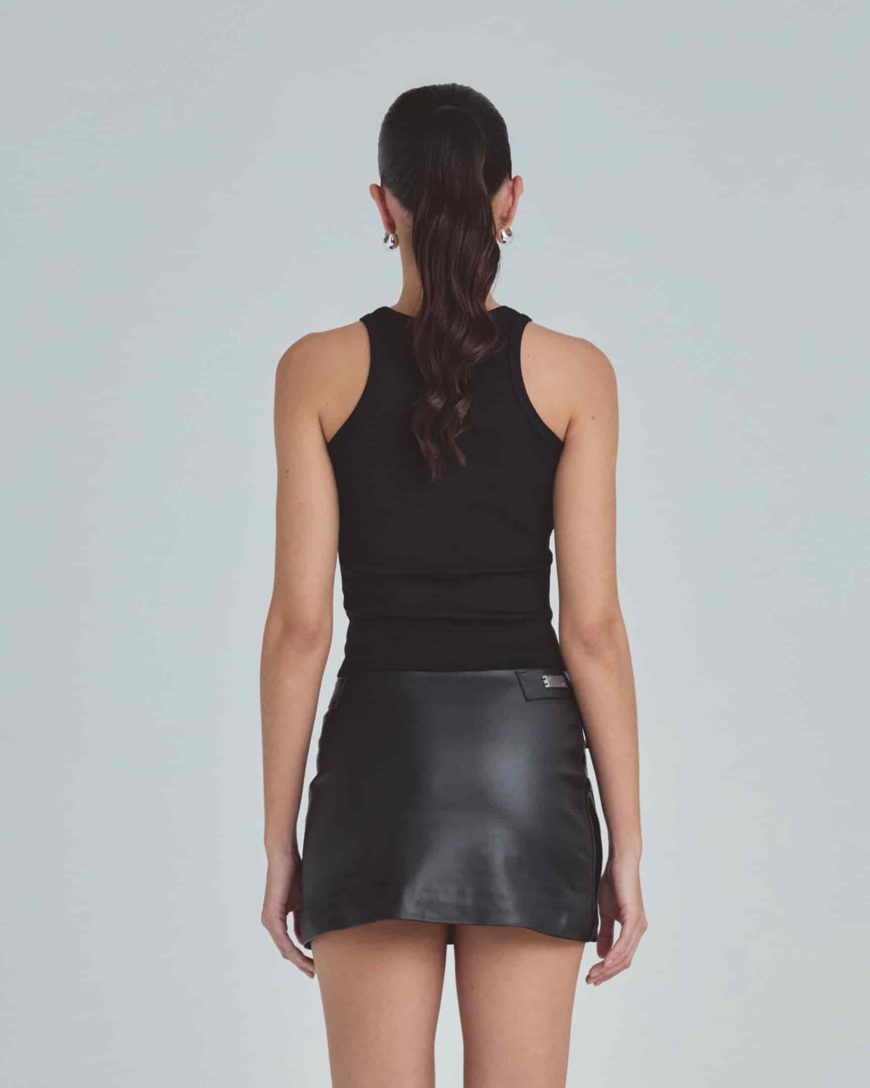 Line Basic Halter Tank Top Black - miniatura 7