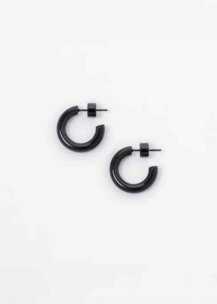 Poly Hoops Negro - miniatura 5