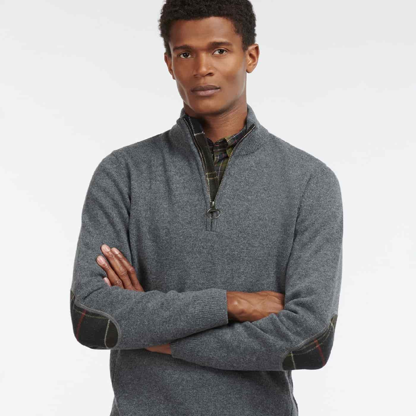 Barbour Holden Half Zip Jumper - miniatura 1