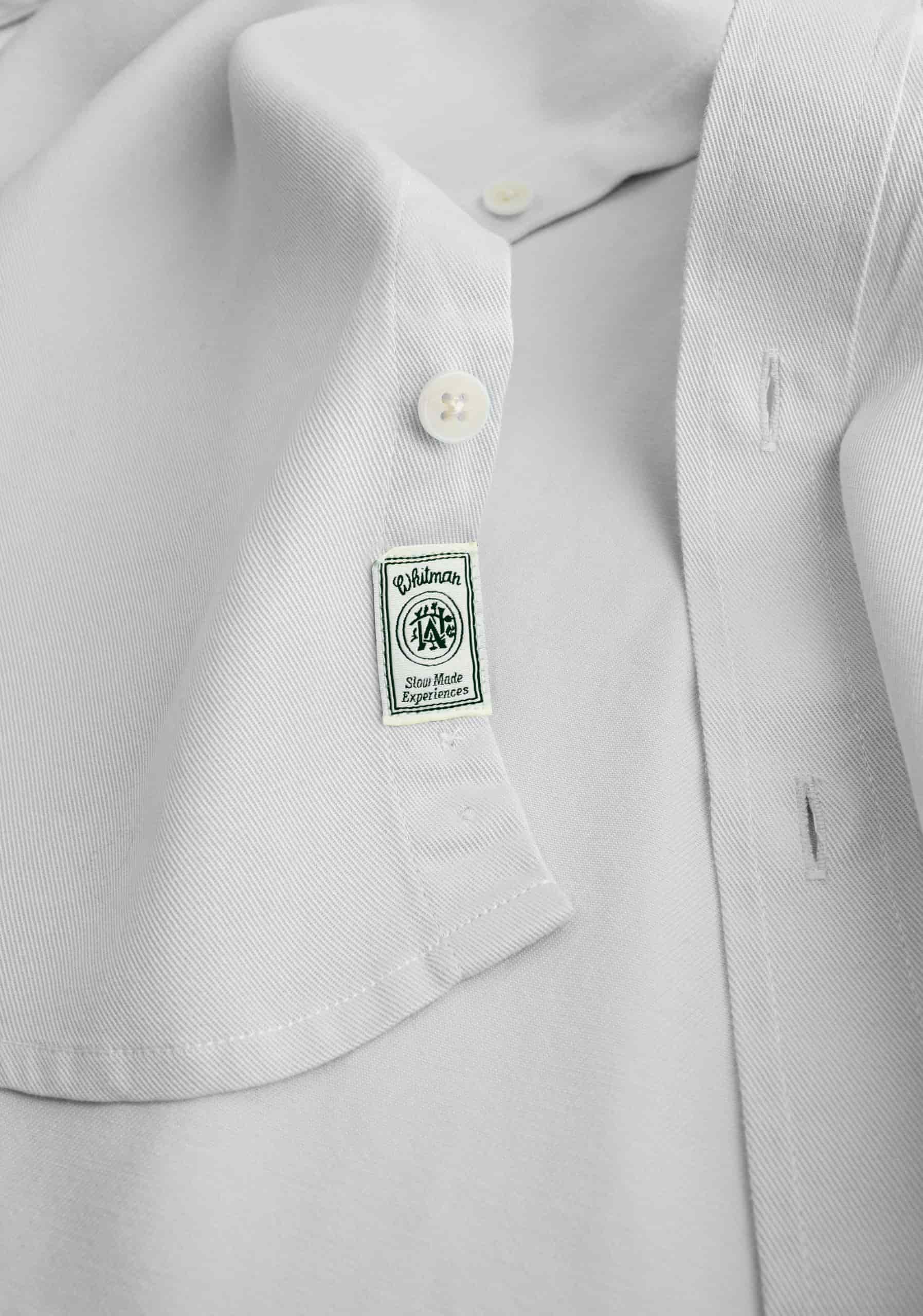 Camisa H CI Hamilton Tencel Gris Claro - miniatura 4