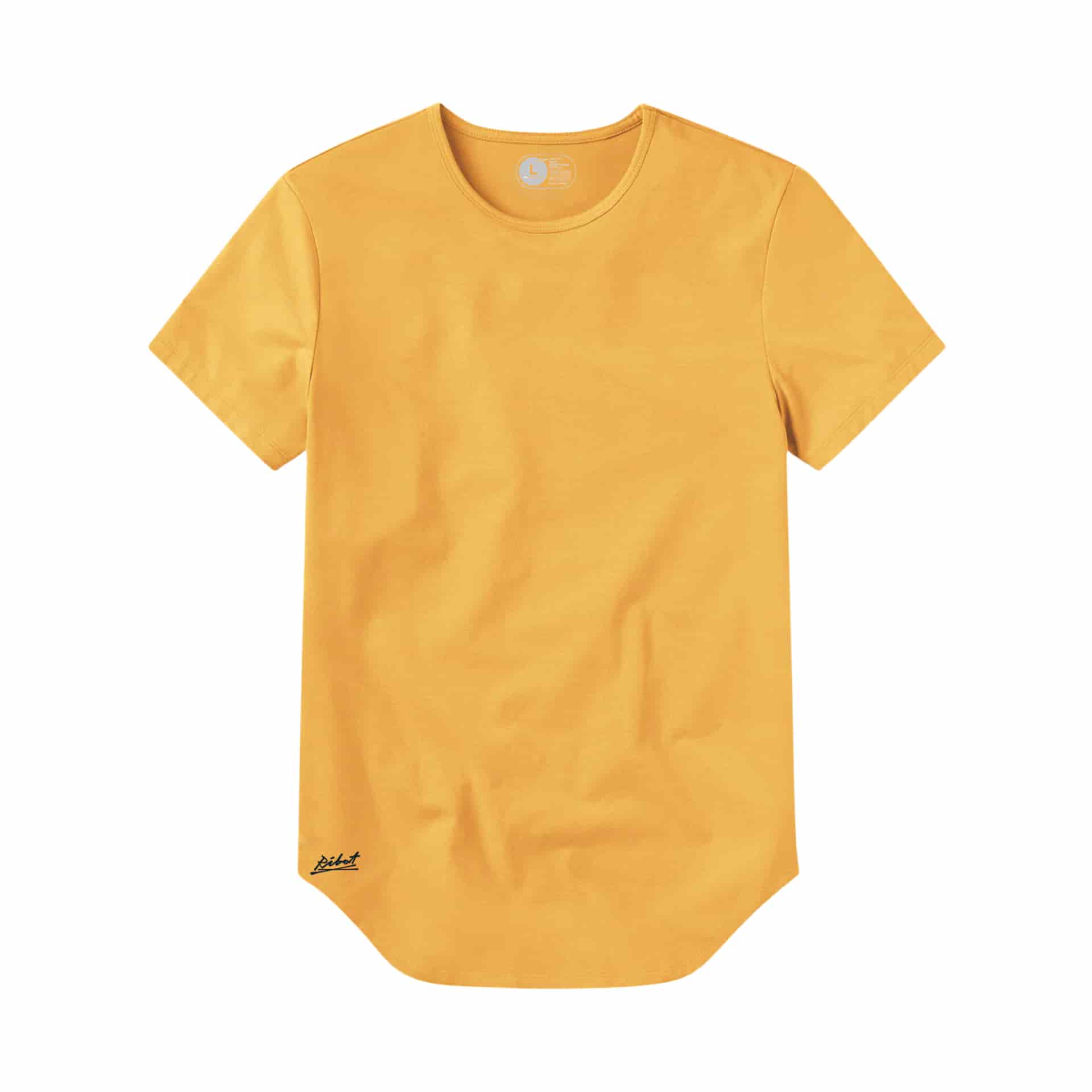 Camiseta Básica Curve Mostaza - miniatura 2