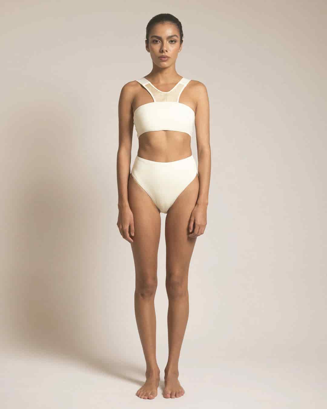 SILVANA TOP / Hueso - miniatura 1