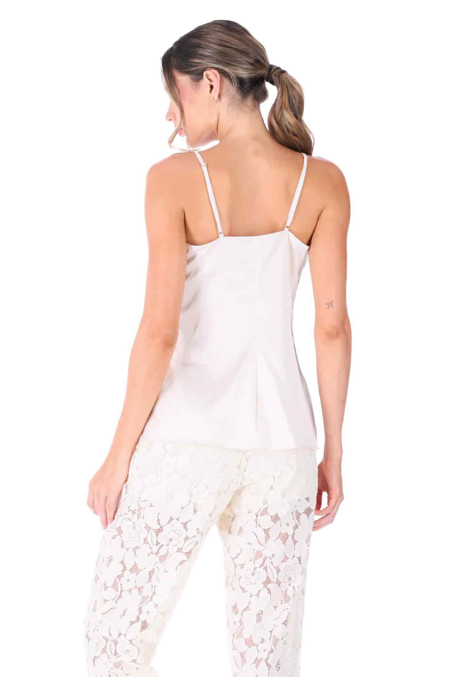 PIJAMA PANTALON ELLIPSE AURA CRUDO - miniatura 2