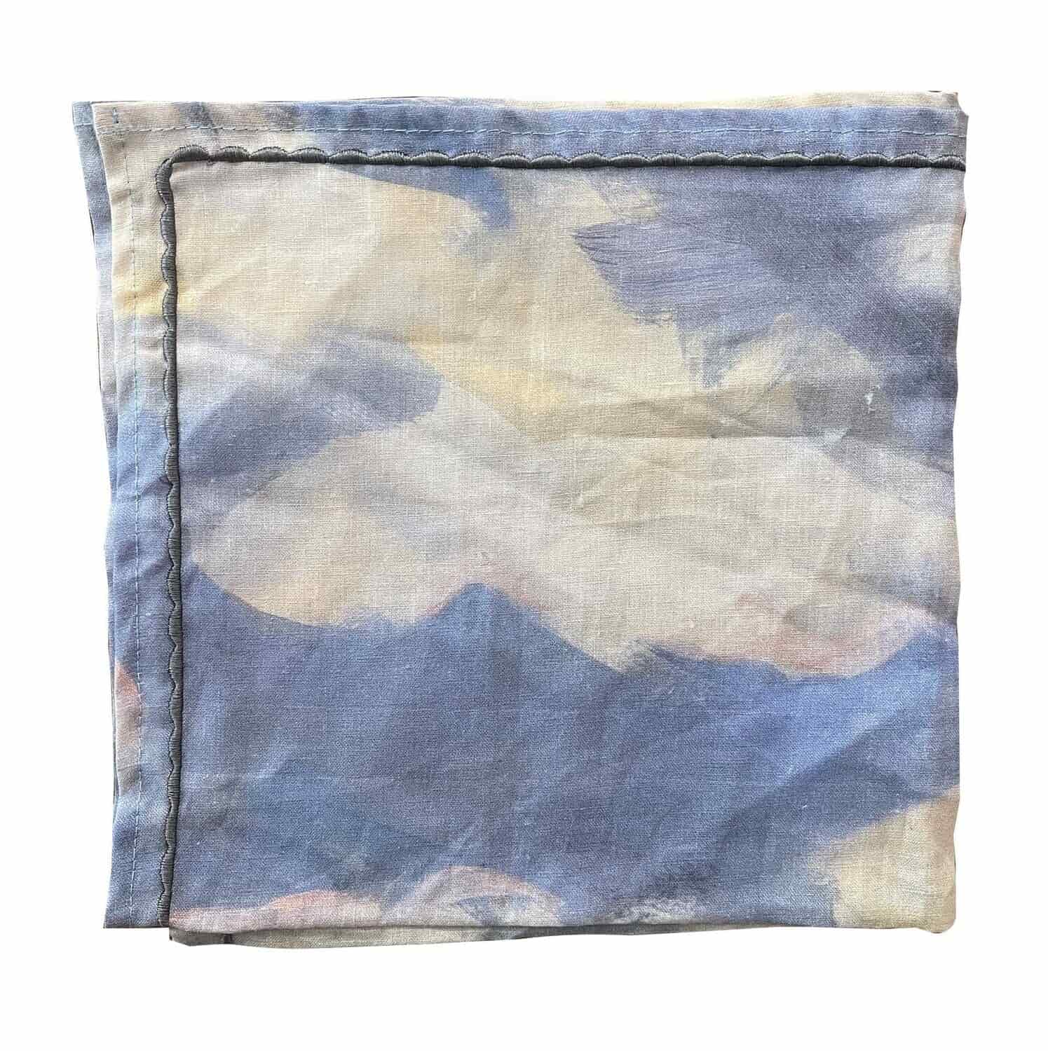 Servilletas De Lino Para La Mesa - Nubes - miniatura 1