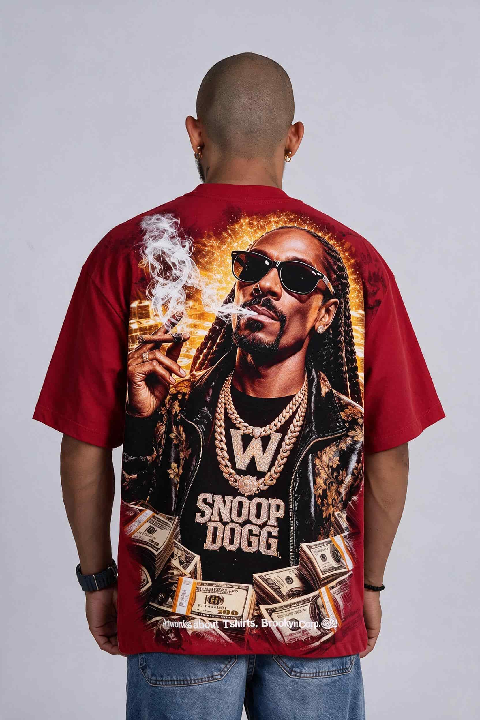 Camiseta oversize snoop dog - miniatura 1