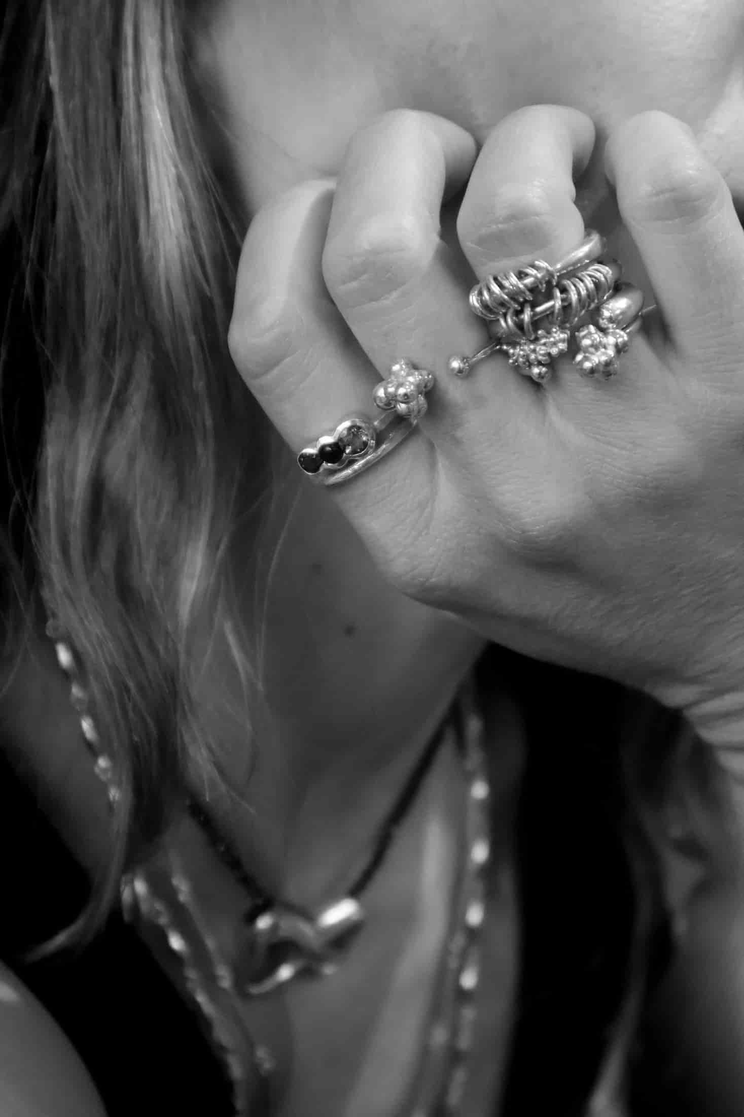 Milpa Ring Ear Cuff Gold - miniatura 2