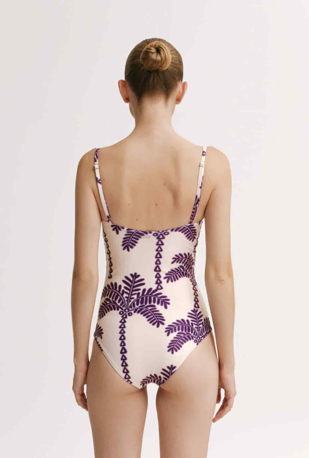 Vestido de Baño Enterizo Holly Malva - miniatura 2