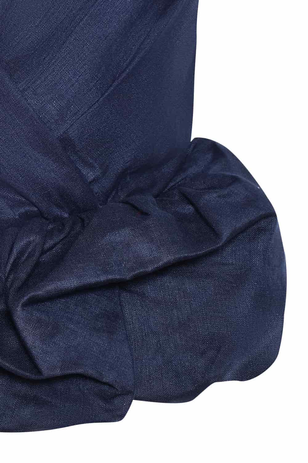 Blusa sintra azul navy lino - miniatura 2