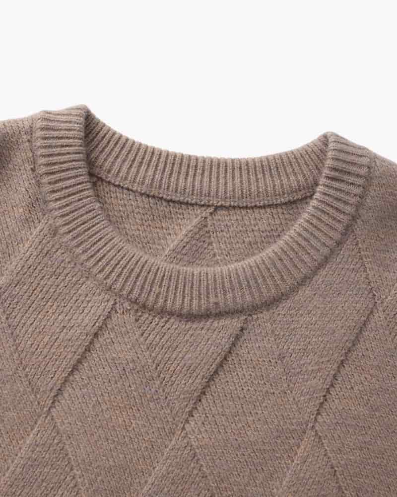 Diamond Knit Crewneck Sweater - miniatura 12