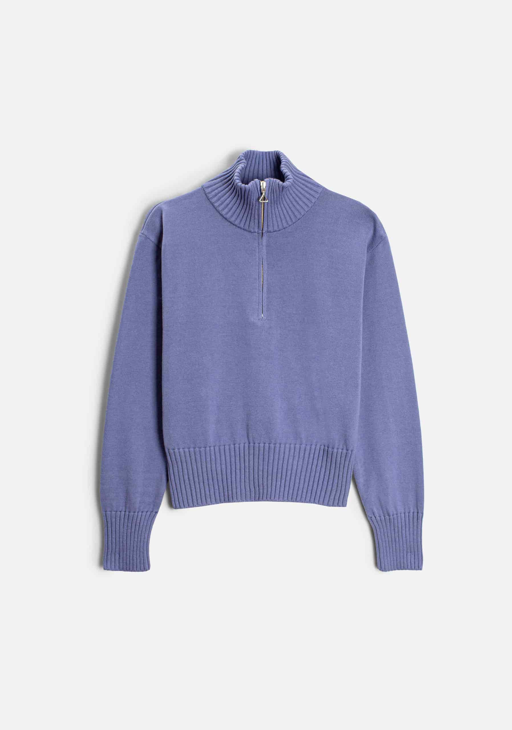 Saco M Nashville Half Zip Azul Medio - miniatura 1