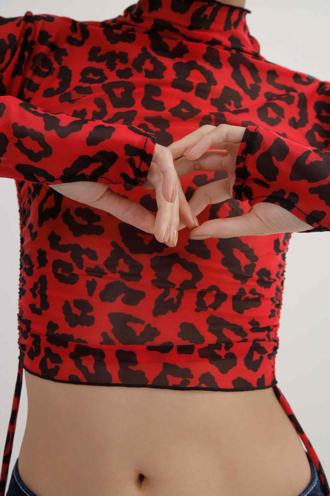 JANE LEOPARD MESH - miniatura 10