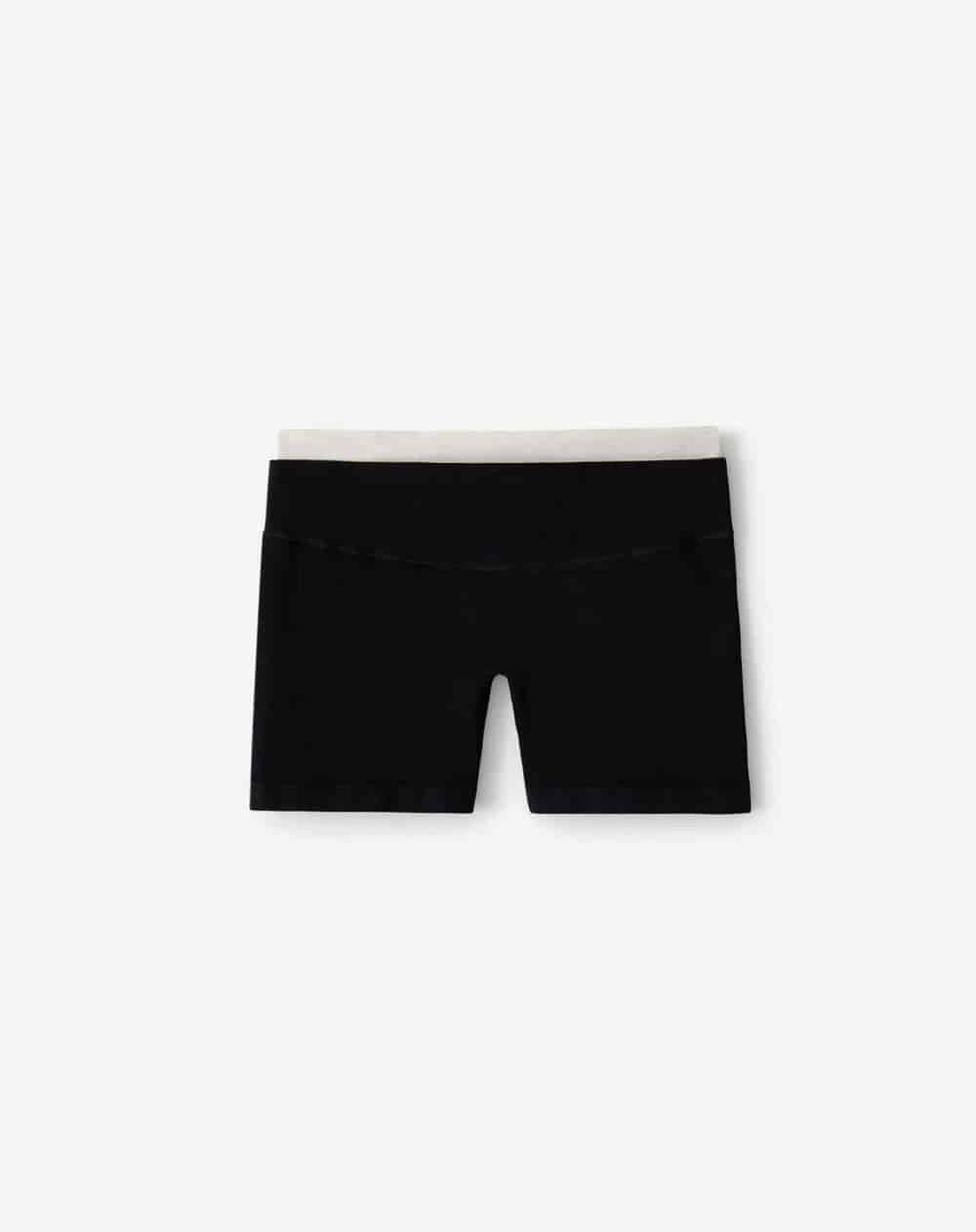 Top + biker deportivo seamless negro mujer - miniatura 4