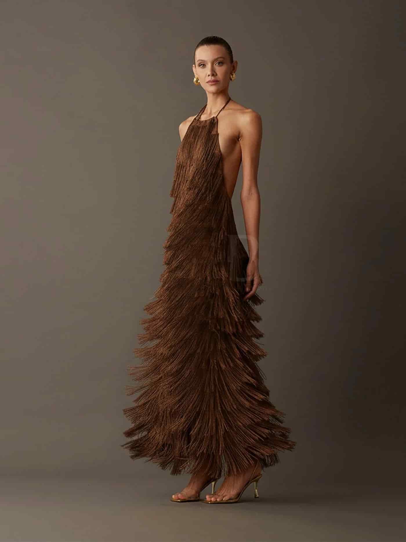 VESTIDO JOYA LARGO - miniatura 3