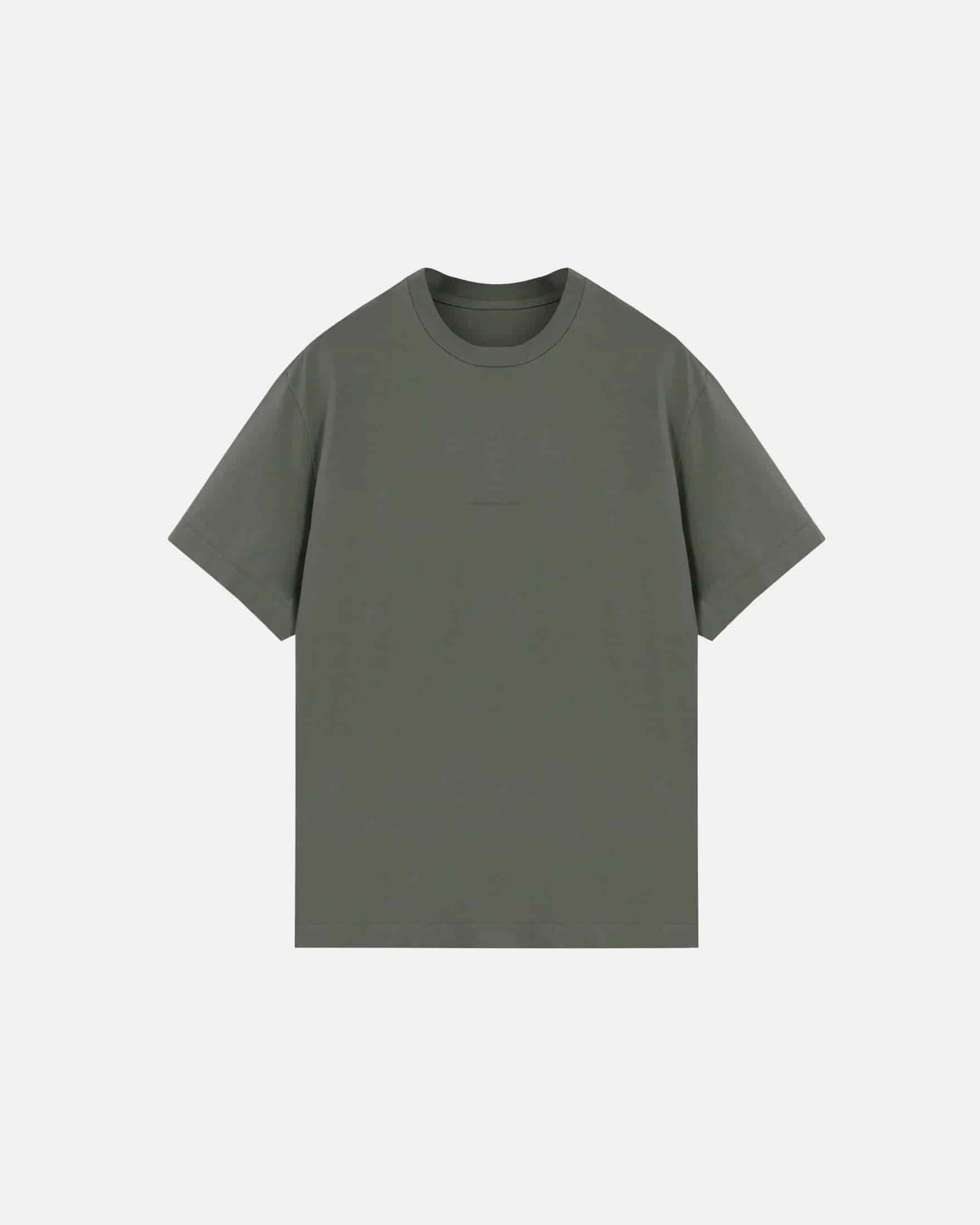 Basics Undergold Company Regular Fit Tshirt Olive Green - miniatura 8