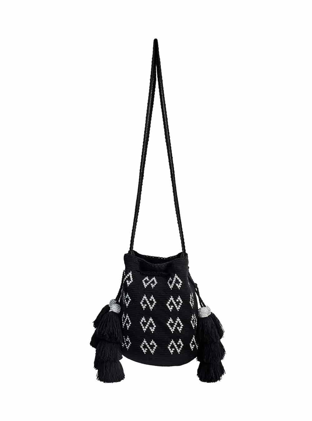 Mochila  Wayuu Silver Black - miniatura 1