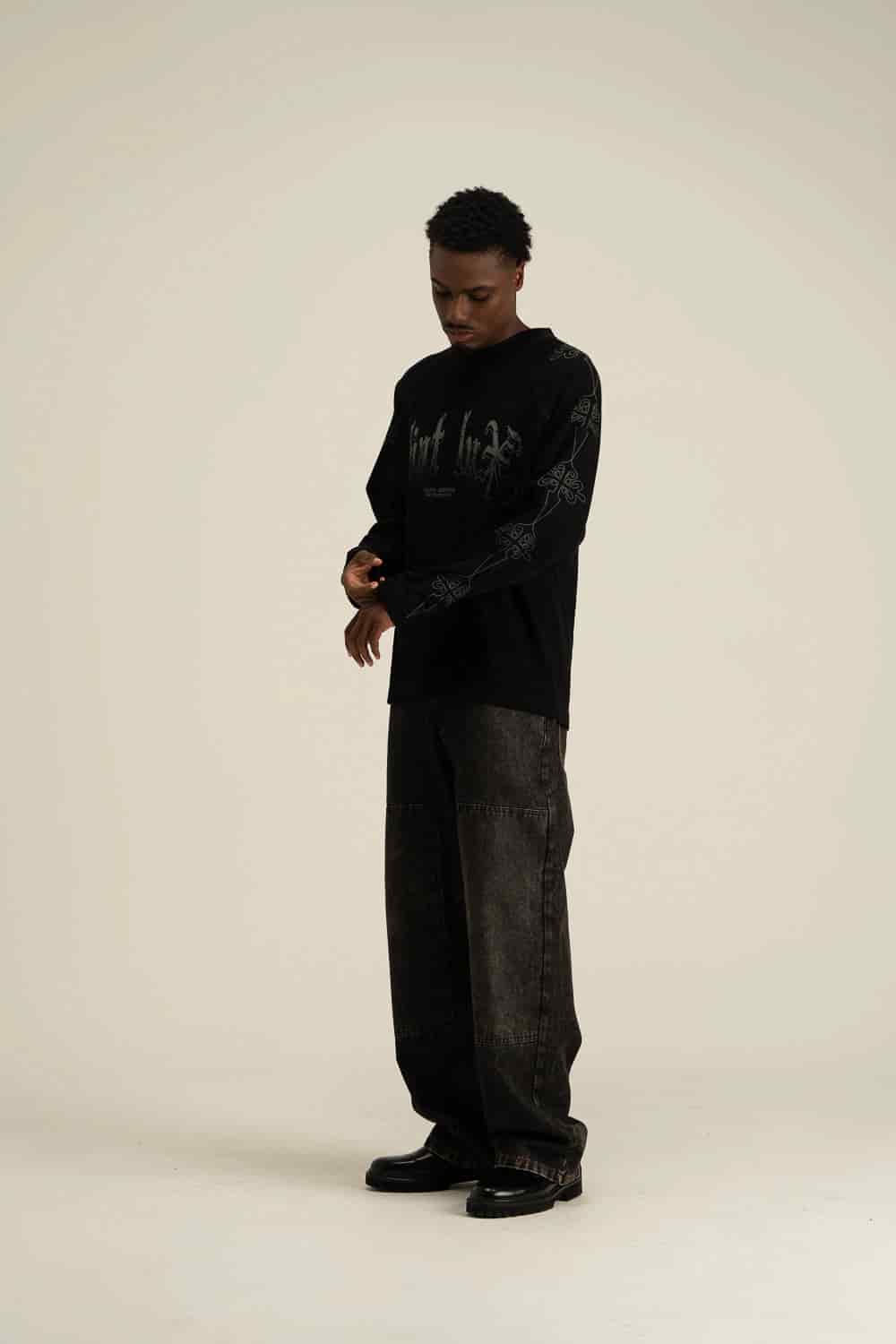 SANCTUS BLACK PULLOVER - miniatura 5