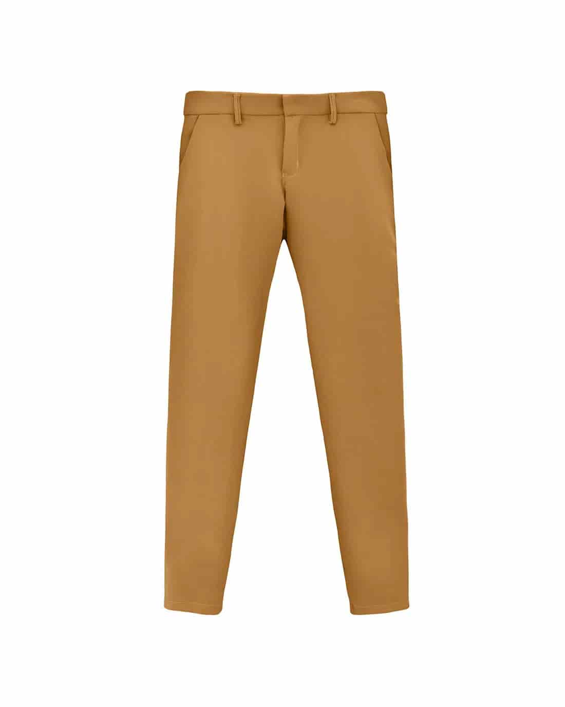 Pantalón Recto Beige - miniatura 1
