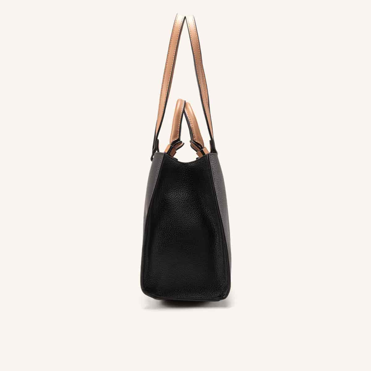Bolso De Mano Tala Negro Terracota - miniatura 2