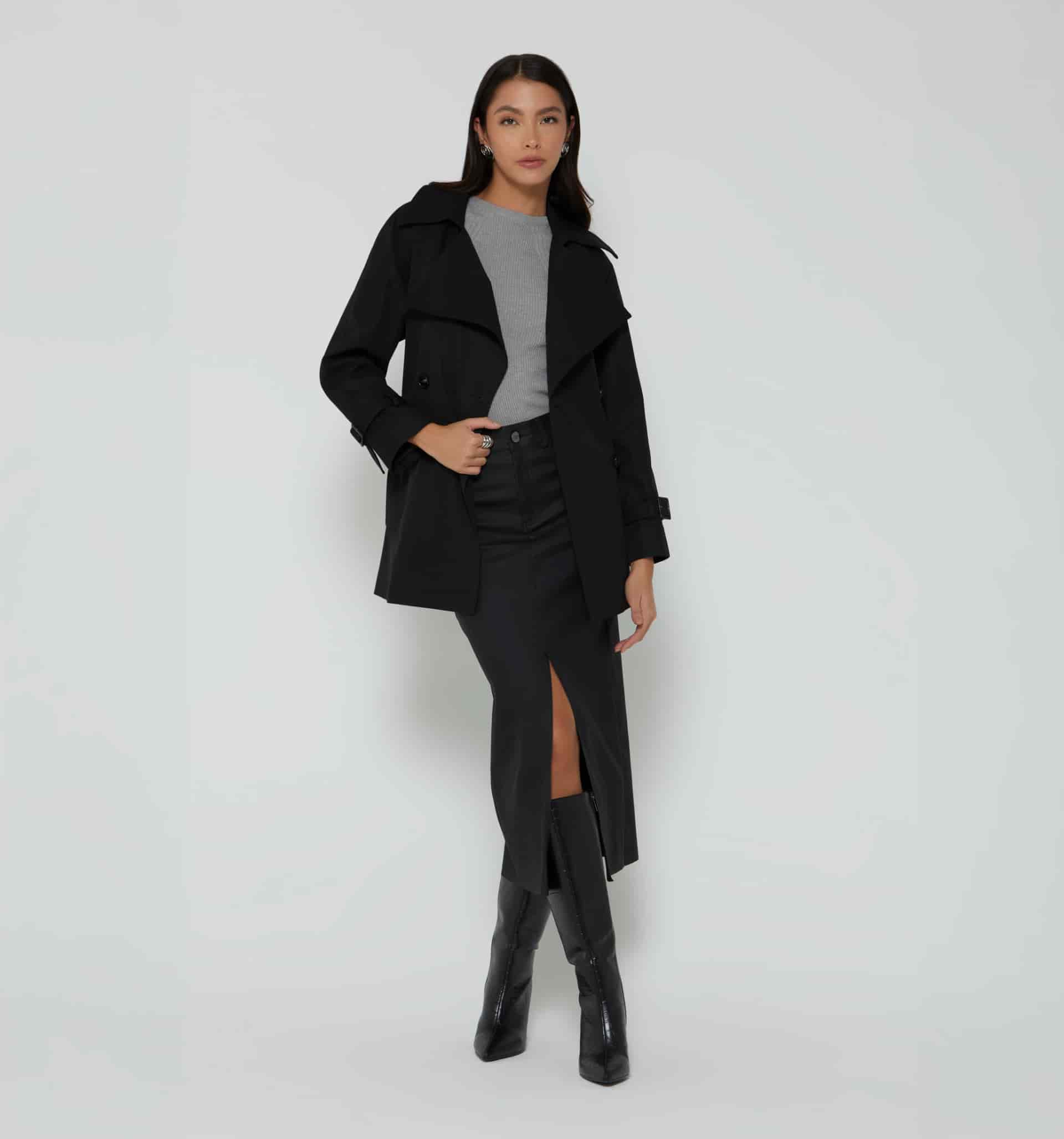 Gabardina corta - miniatura 1