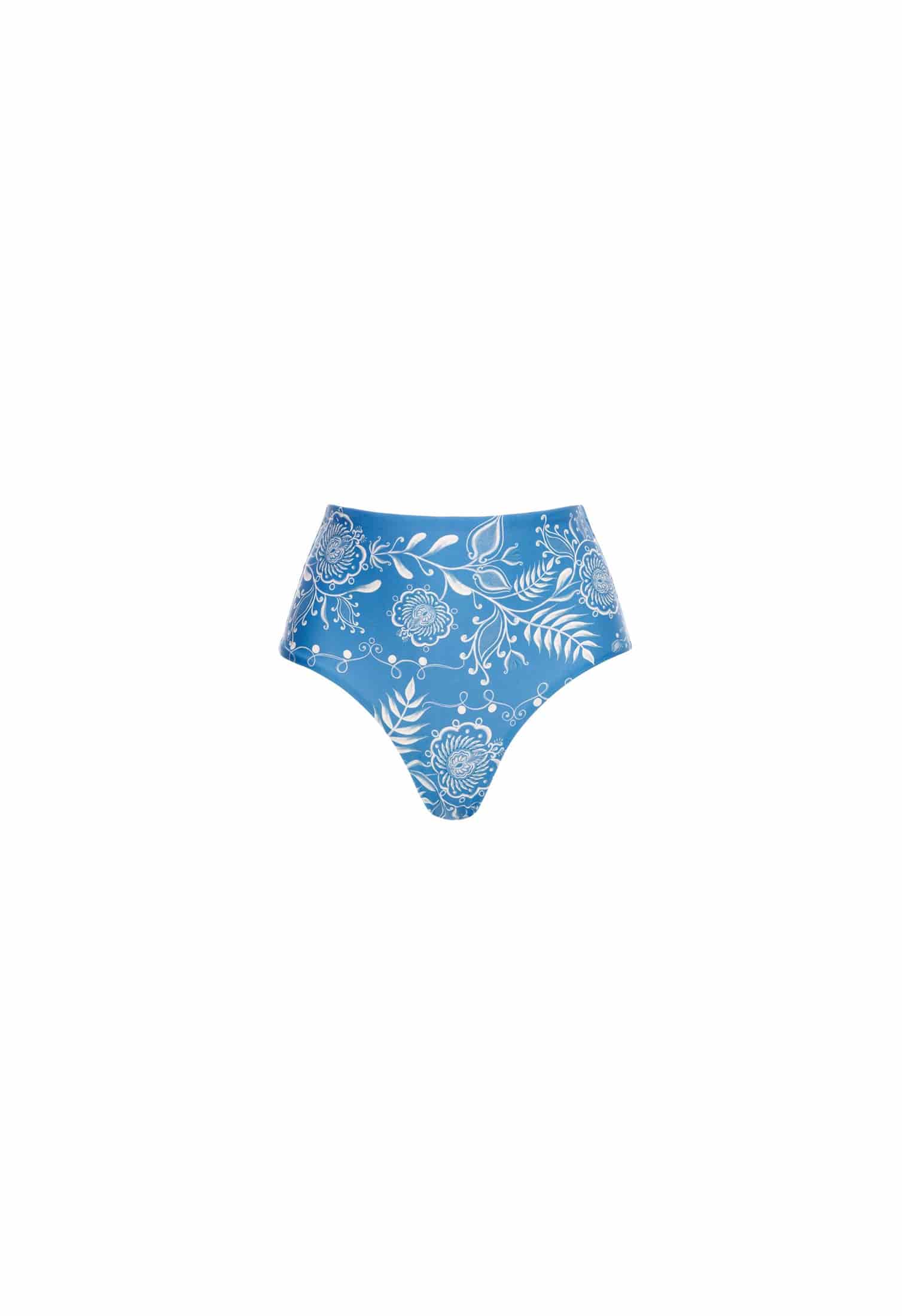Magenta Floritura Bikini Bottom - miniatura 6