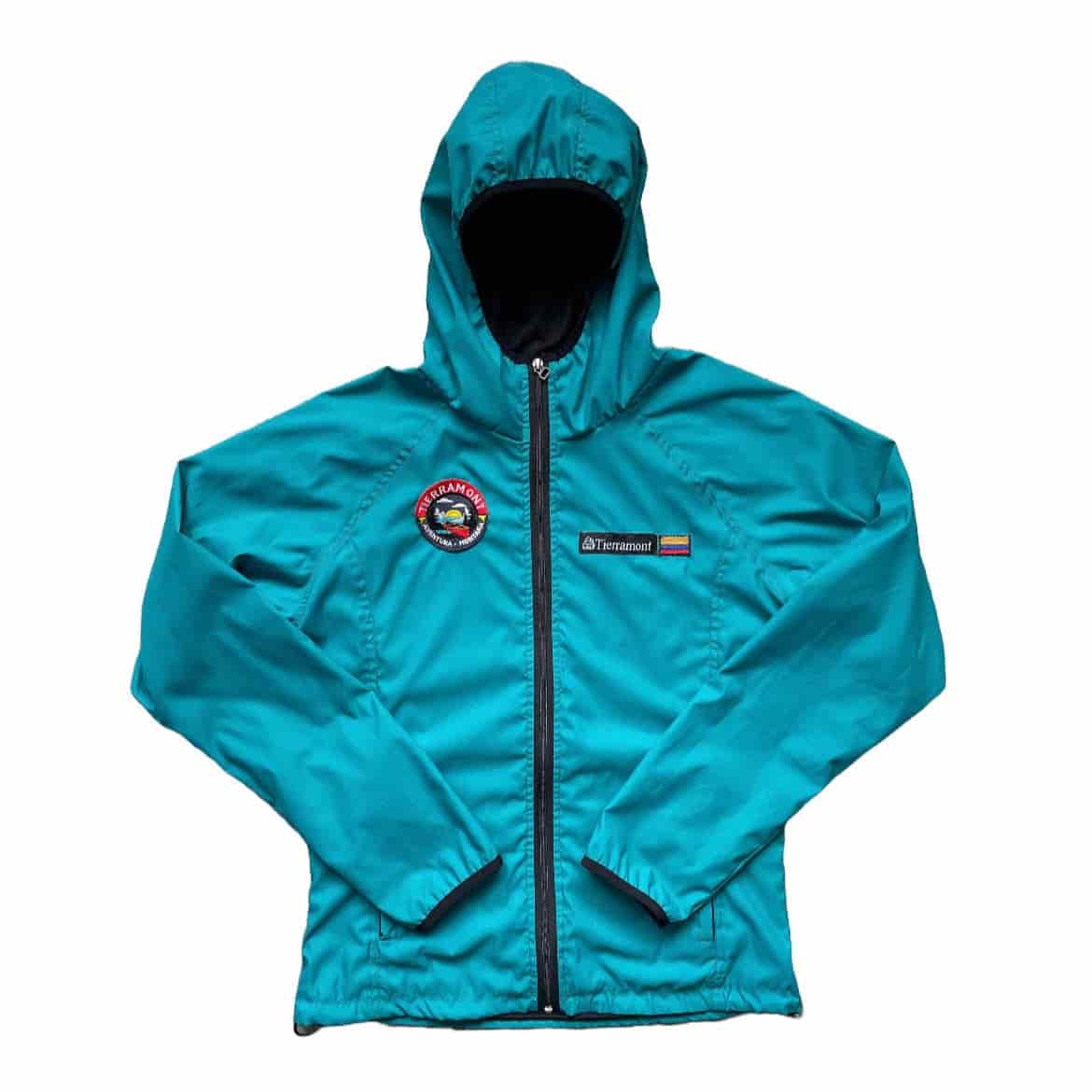 Chaqueta Impermeable Pionono Turquesa Mujer - miniatura 2