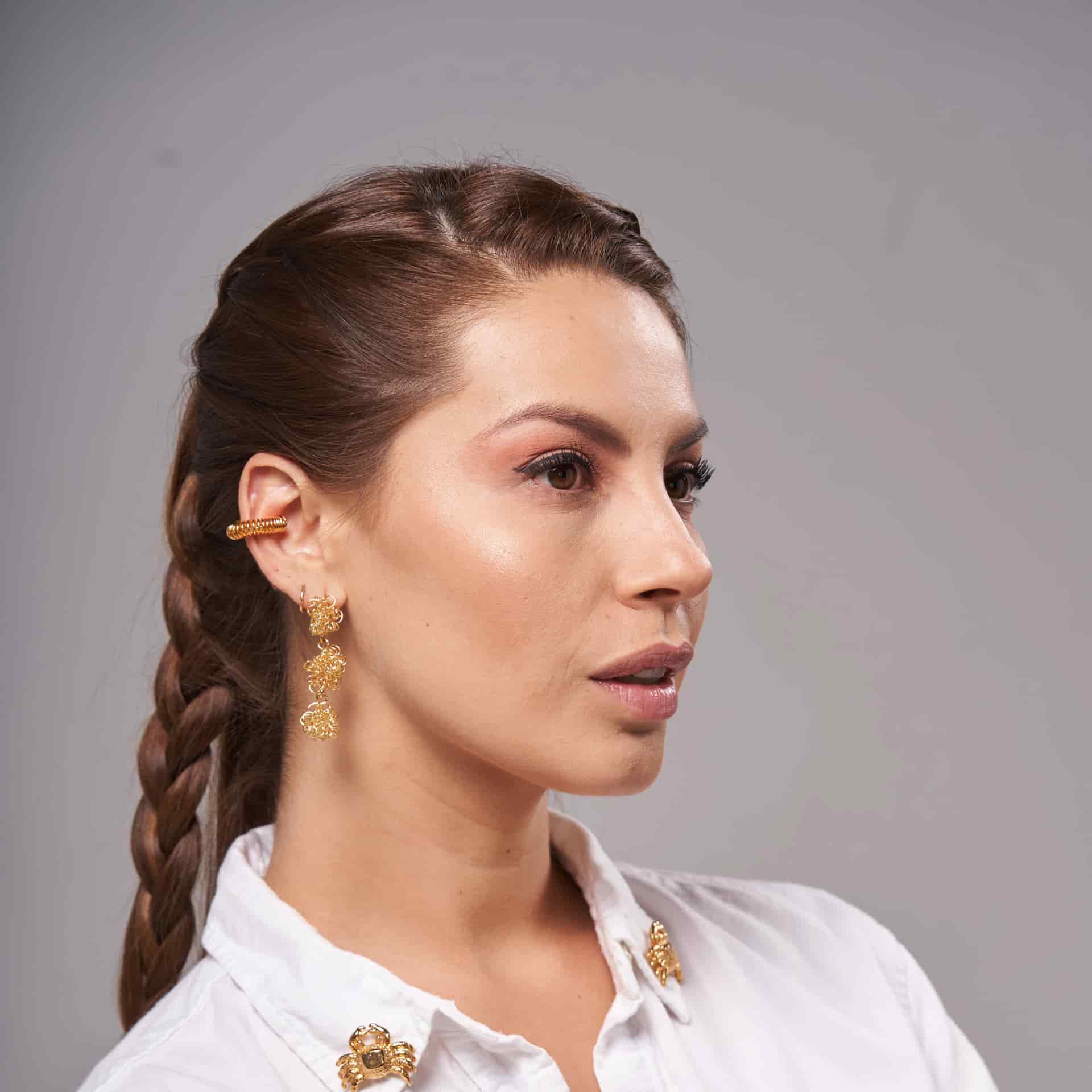 Golden Blossoms Earrings - miniatura 5