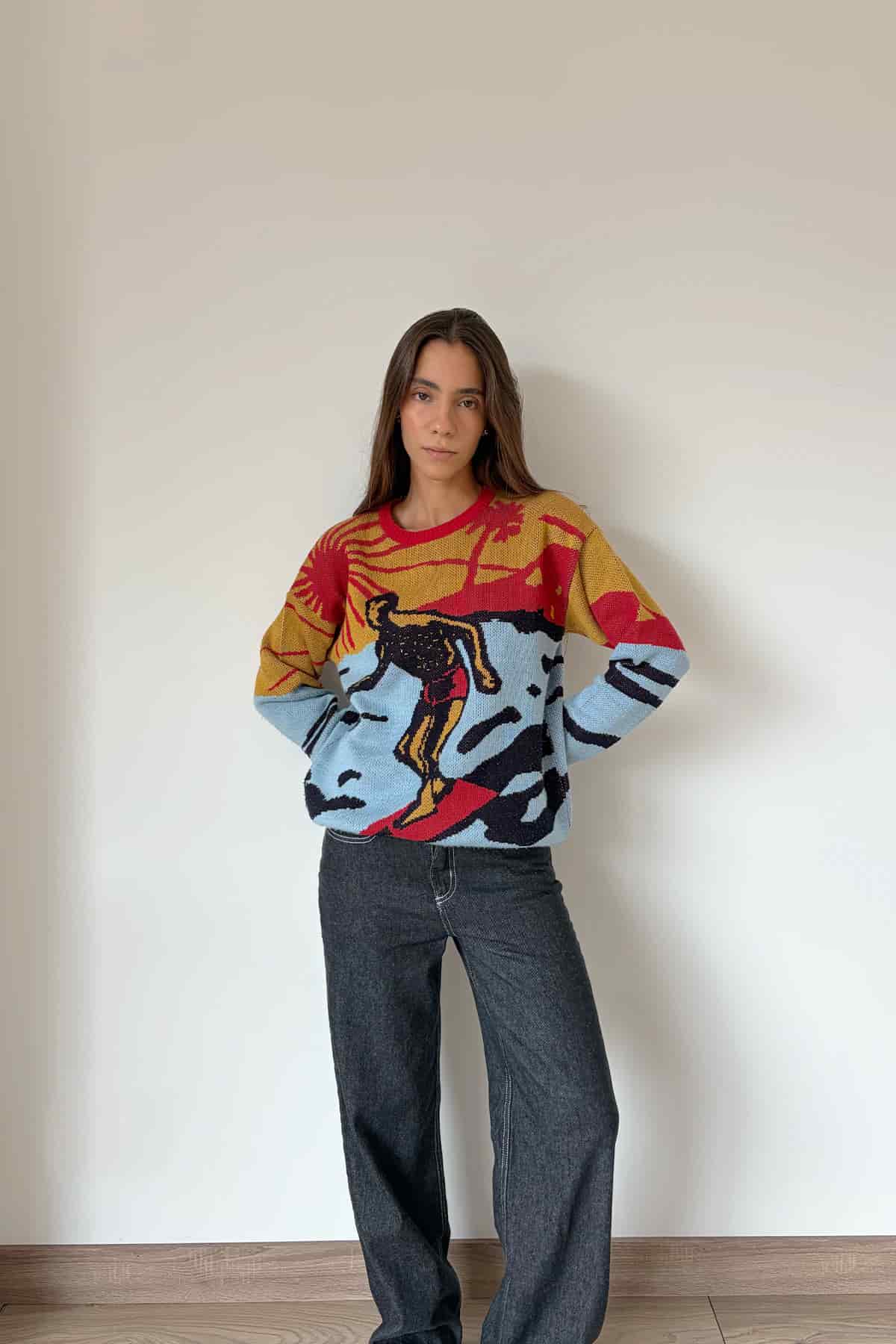 BUENAS OLAS KNIT SWEATER - miniatura 3
