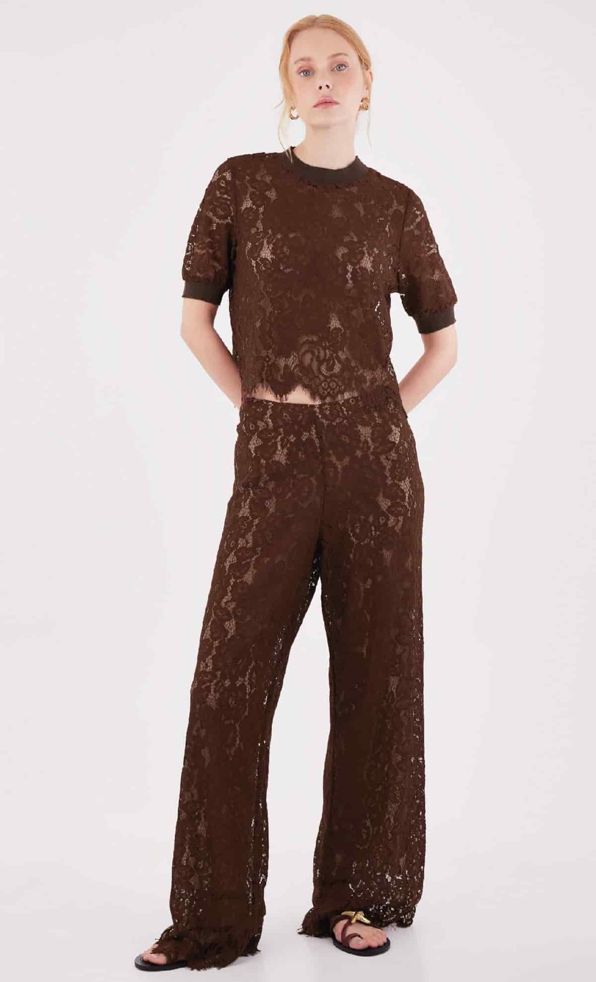 Pantalón largo Jade Chocolate - miniatura 2