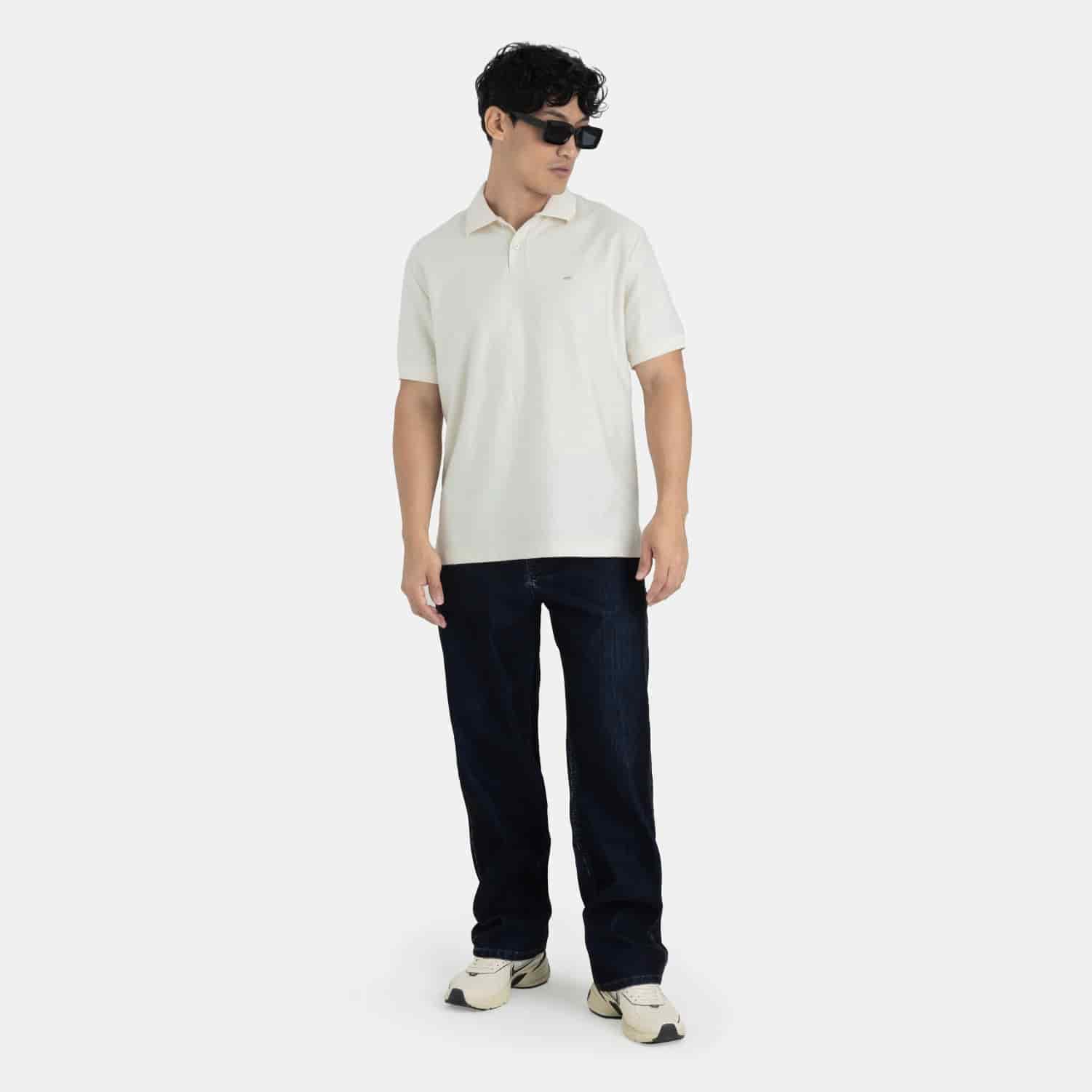 Corduroy Touch Denim Relaxed Fit Azul Oscuro - miniatura 2