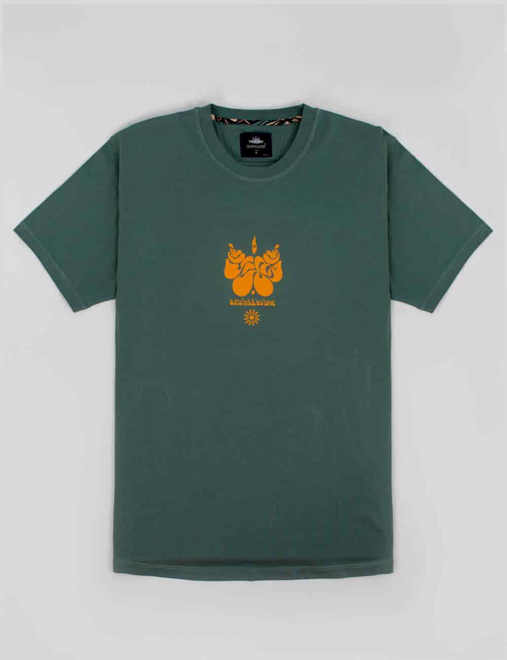 Camiseta Regular Fit Littler Wing verde pino Unisex - miniatura 5