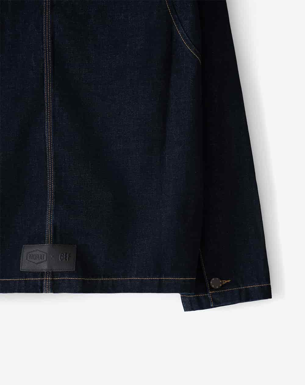 Chaqueta denim índigo oscuro unisex GEF | MORAT - miniatura 11