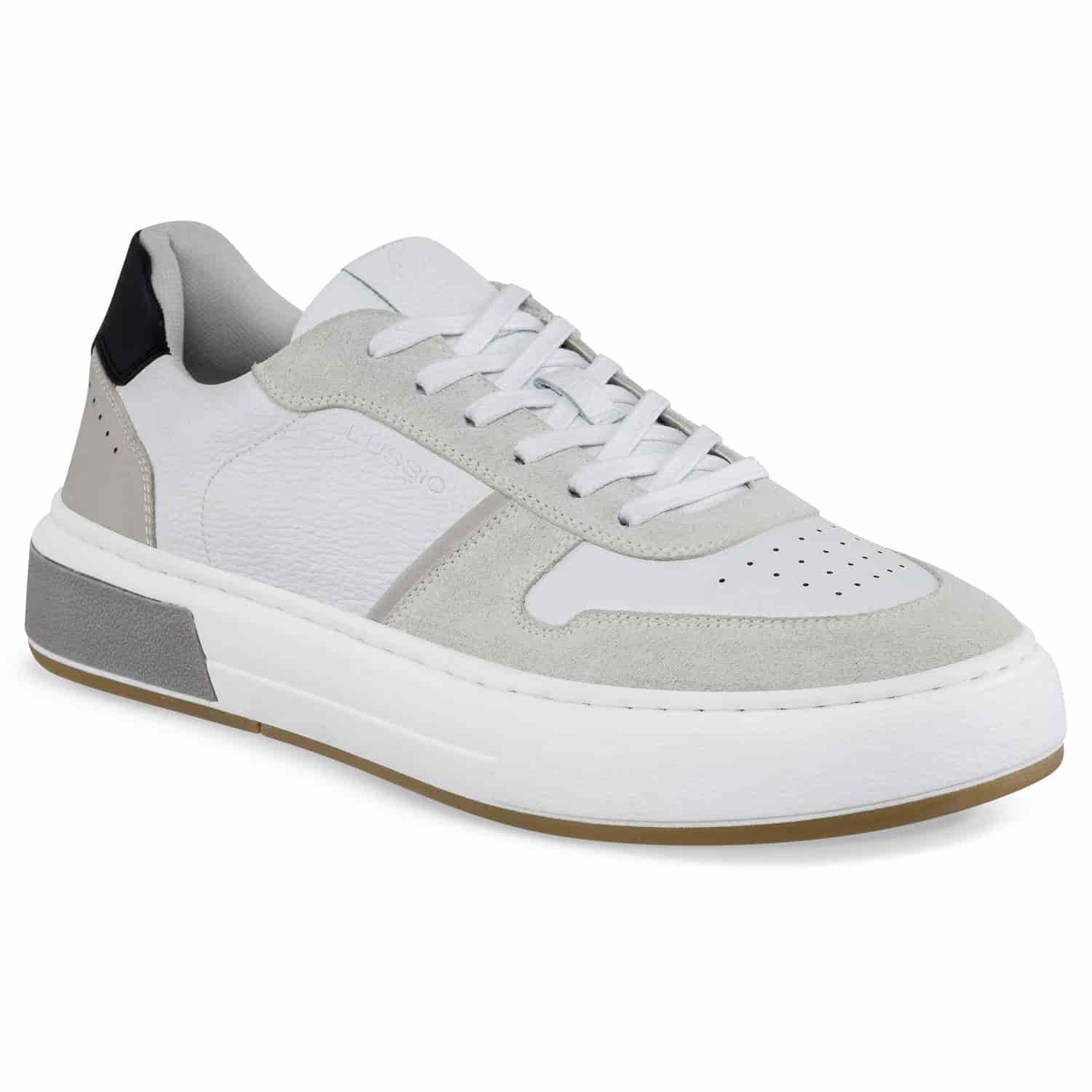 Zapatos Casuales Zampi Blanco Lussio Para Hombre - miniatura 1