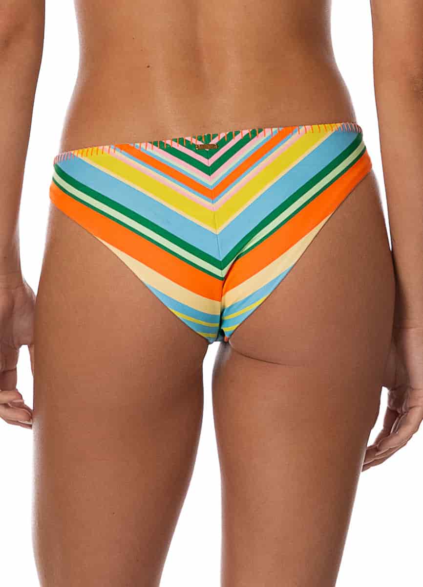 Maaji Deep Sea Lines Iconic Low Rise Thin Side Bikini Bottom - miniatura 3