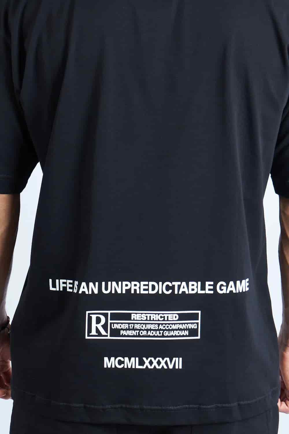 CAMISETA OVERSIZE NEGRA [DROP 0:0] - miniatura 2
