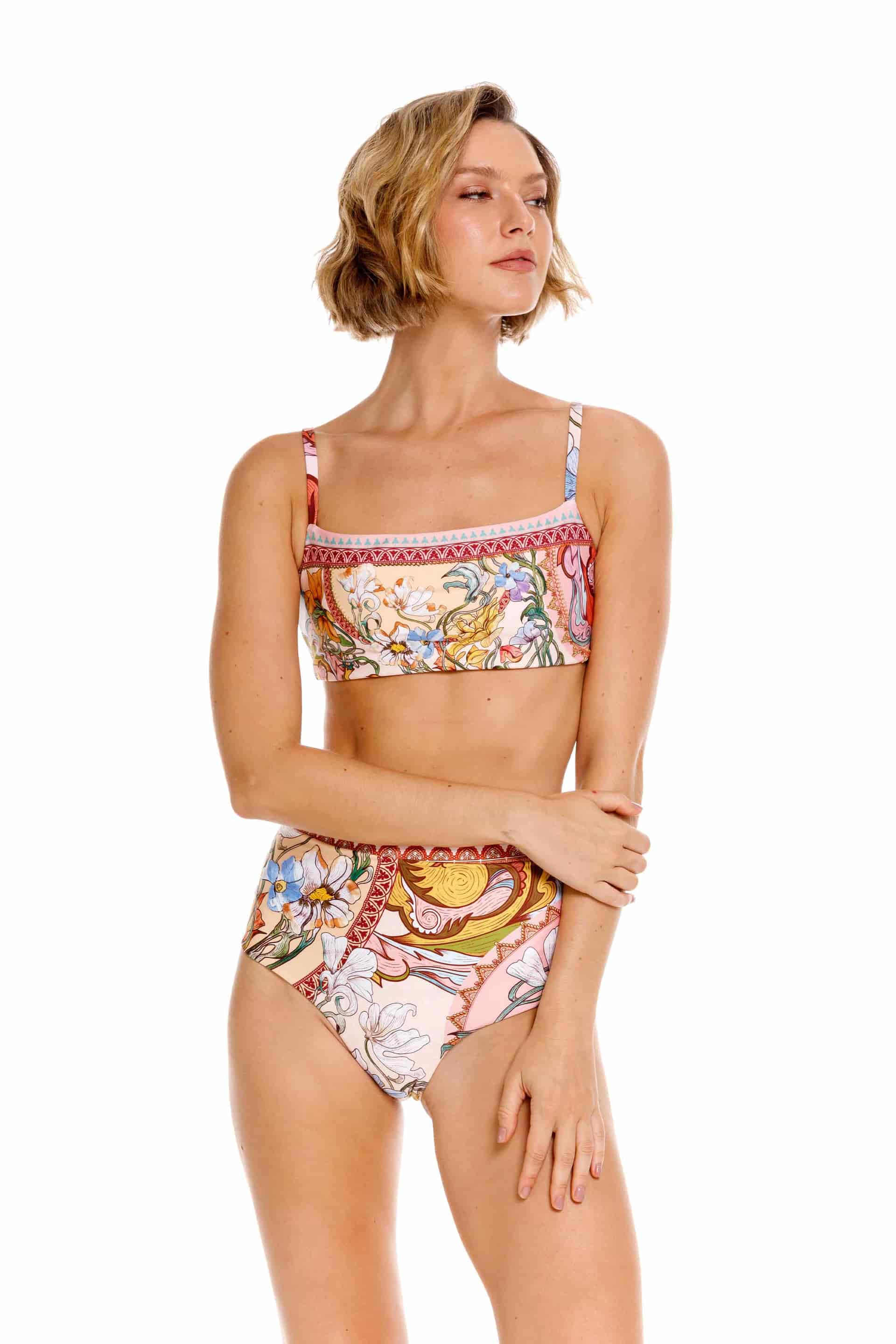 Top Cuadrado de Bikini Aurea - miniatura 1