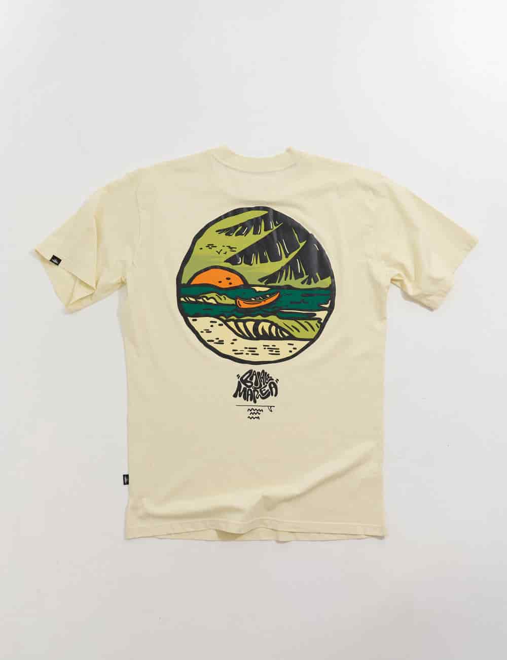 Camiseta Oversize Baja la marea  amarillo pastel Hombre - miniatura 13
