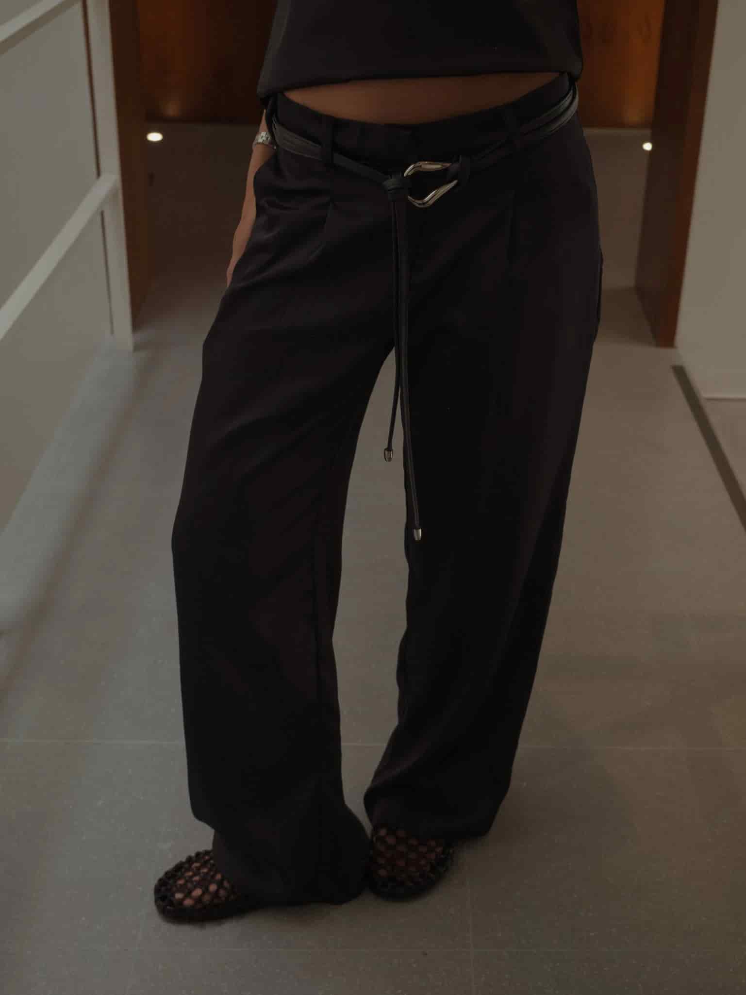 NOT SO MODEST TROUSER - BLACK - miniatura 1