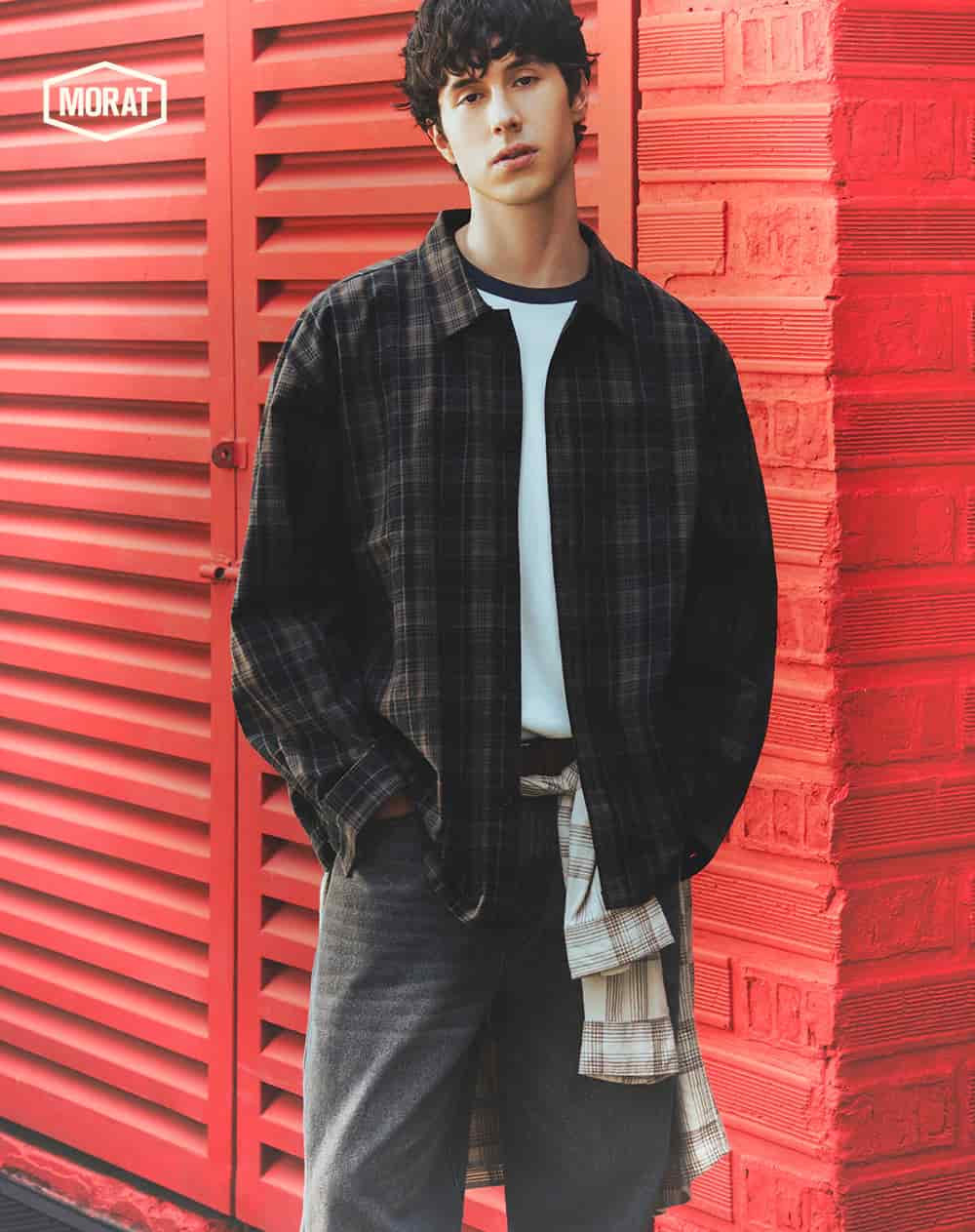 Camisa overshirt cuadros unisex GEF | MORAT - miniatura 6