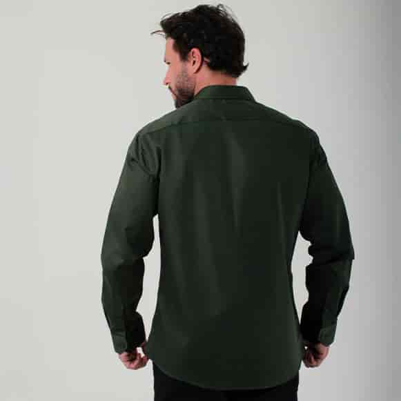 CAMISA ML 100% ALGODON HOMBRE - miniatura 8