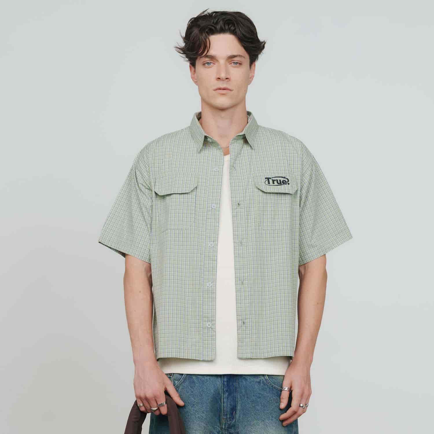 Prelude Button-Up Shirt - Olive Green - miniatura 2