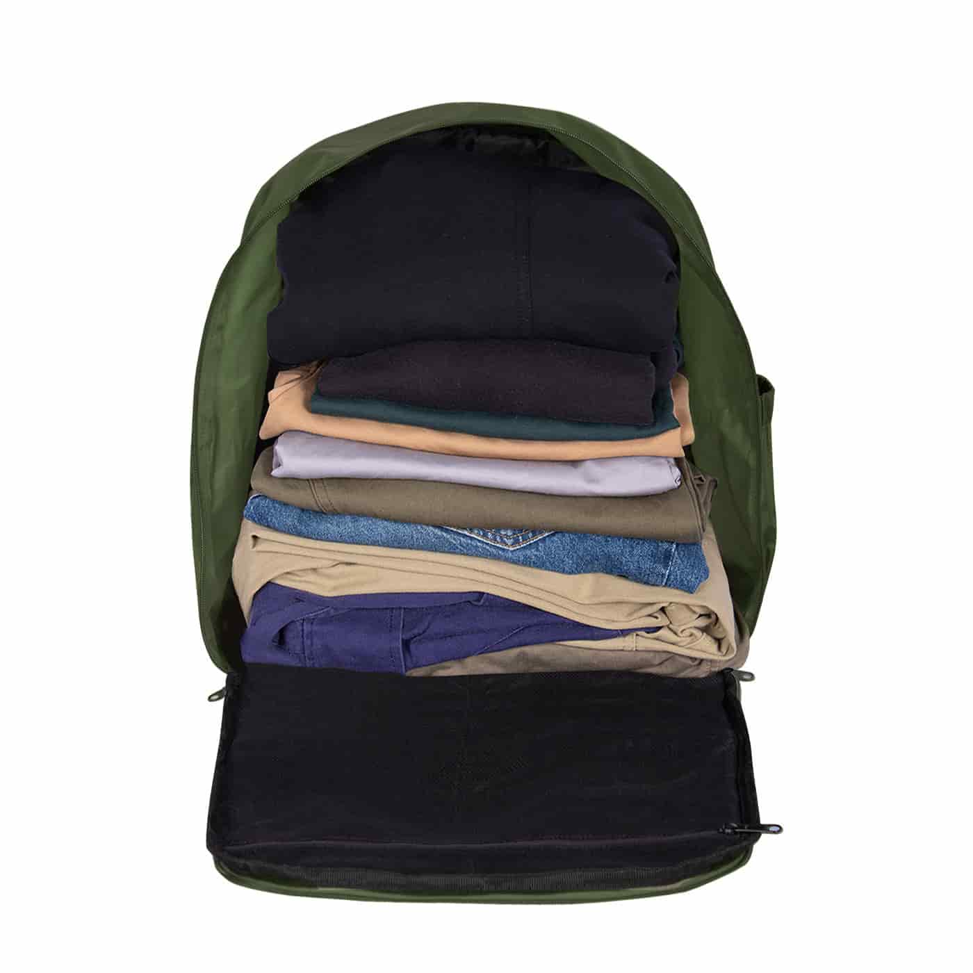 Morral Cabina Tapa Citybags Verde Militar - miniatura 5
