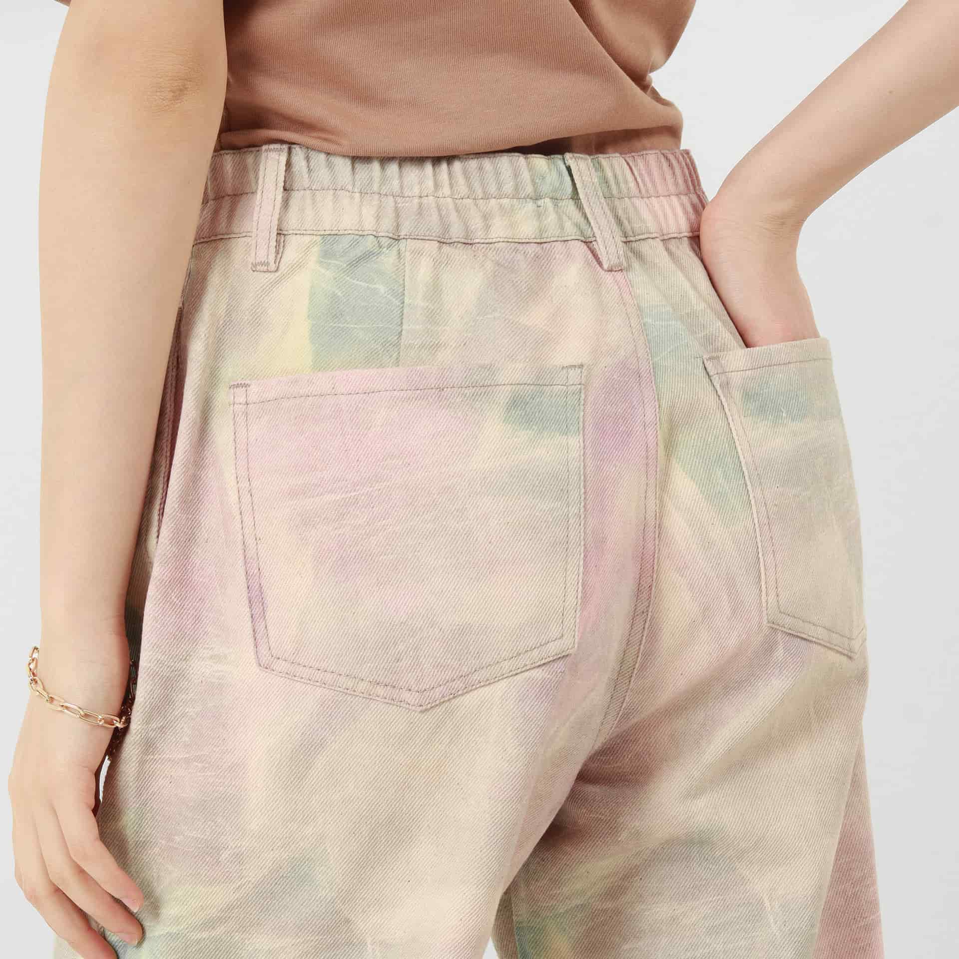 Jean Tye Dye bota flare tiro alto - miniatura 4