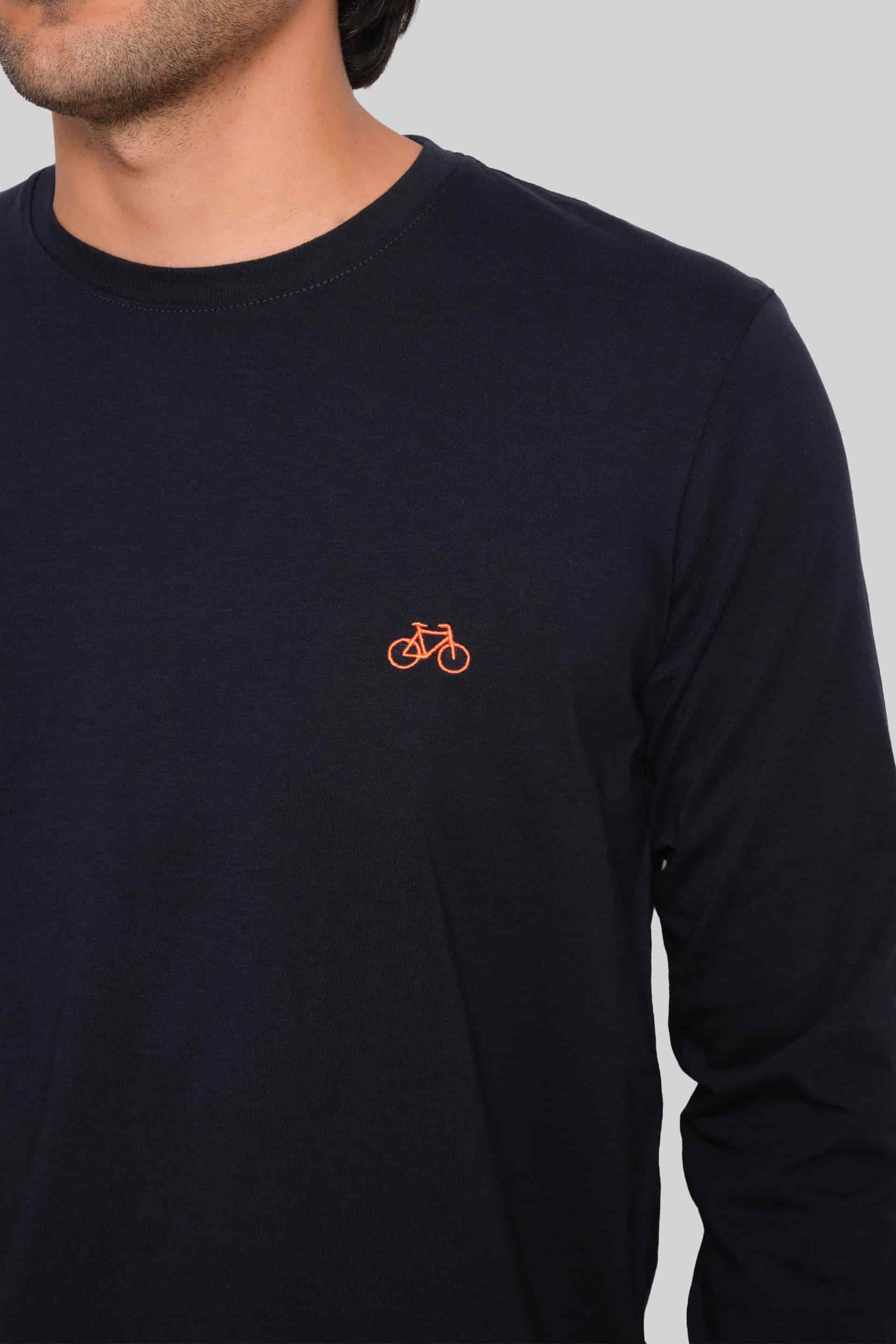 CAMISETA MANGA LARGA AZUL NAVY - miniatura 2